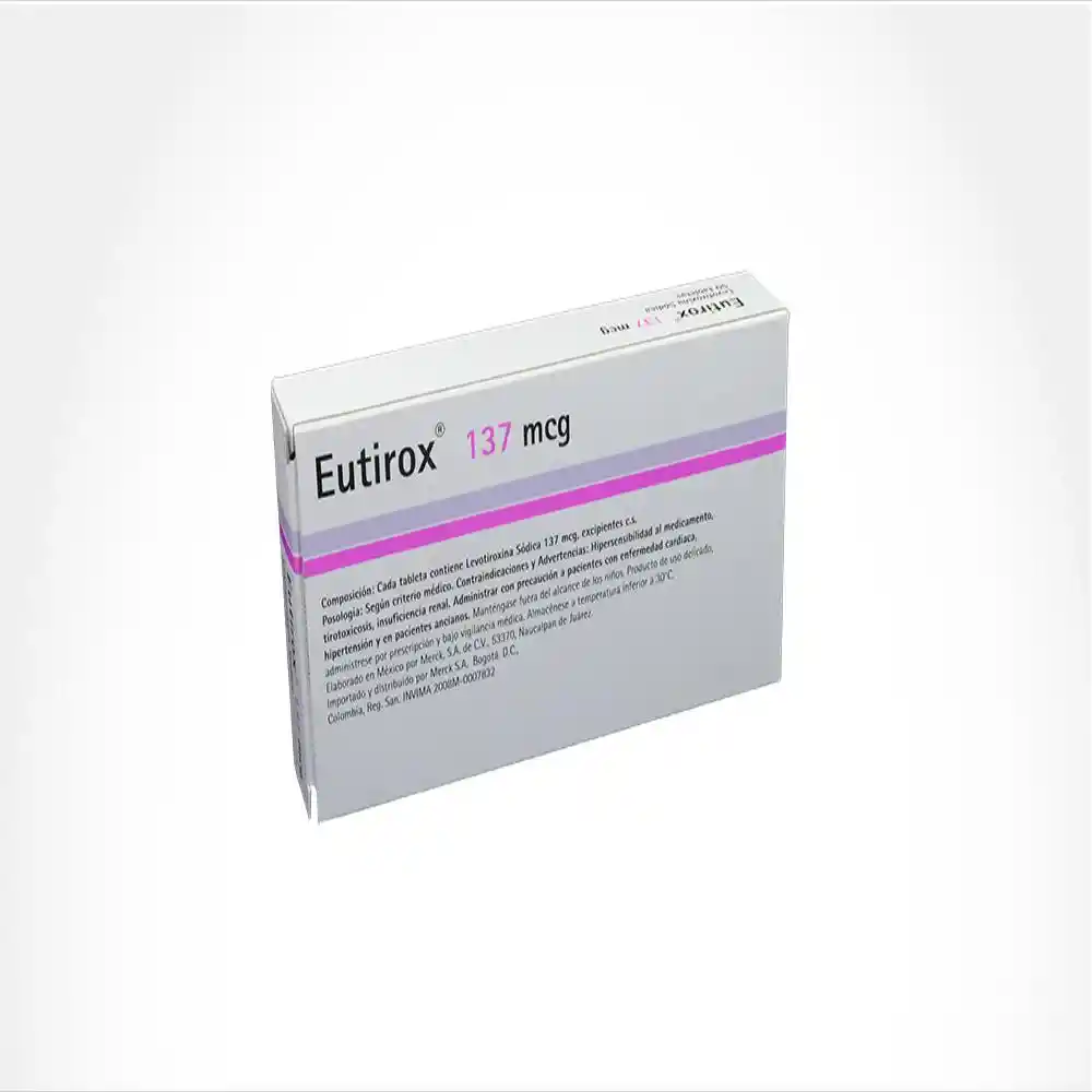 Eutirox 137 Mcg Tabletas Rappi