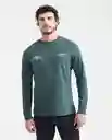 Camiseta Long Sleeve Verde Nafta Ultra Oscuro T. L Chevignon