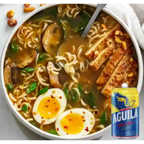 Combo Spicy Chikin Ramen + Aguila 355 ml