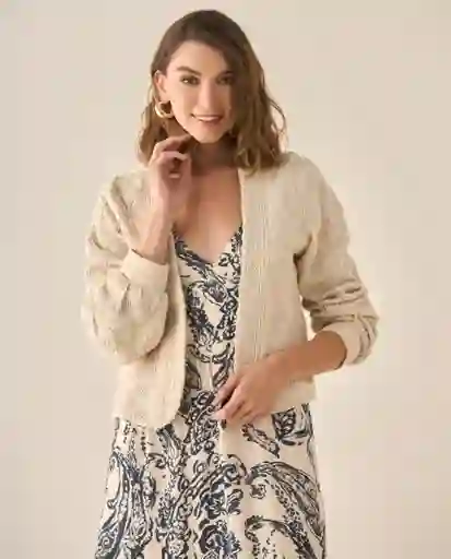 Chaqueta Crudo Claro Talla M 623G007 Esprit