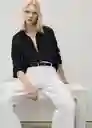 Jean Emma Blanco Talla 34 Mujer Mango