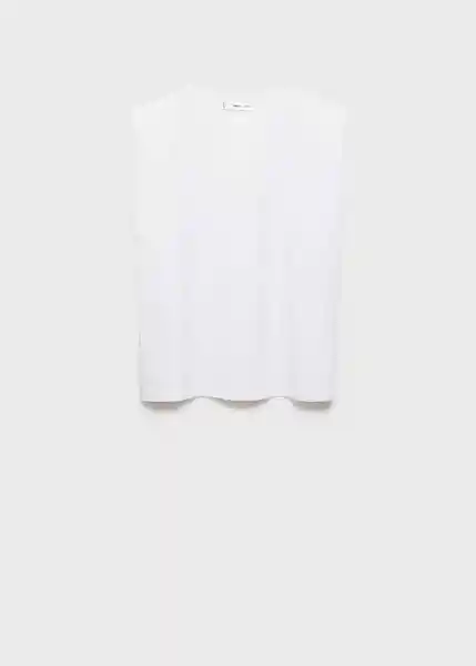 Camiseta Viri Blanco Talla S Mujer Mango