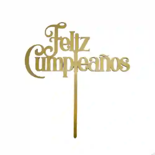 Plantilla Feliz Cumpleaños Topper