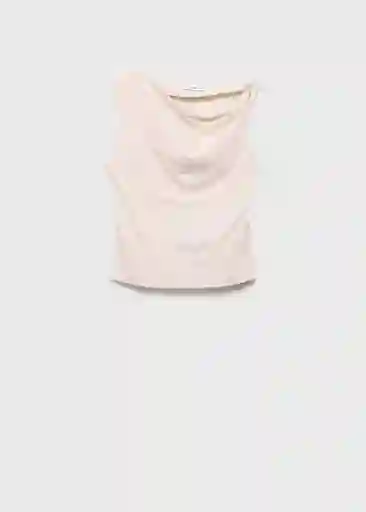 Top Riga Crudo Talla S Mujer Mango