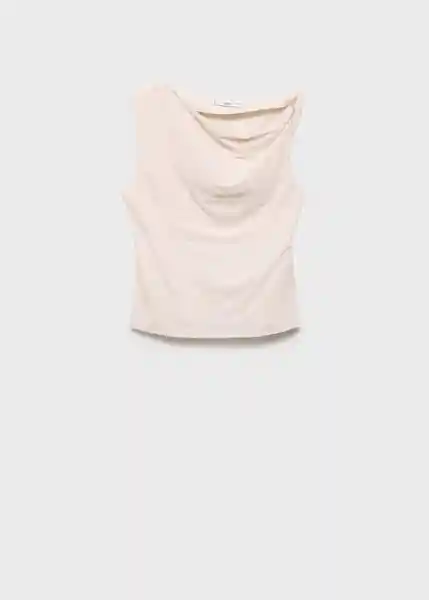 Top Riga Crudo Talla S Mujer Mango