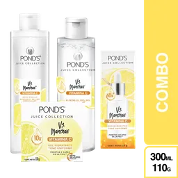 Combo Ponds Anti Manchas Crema Serum Agua Micelar y Limpiador