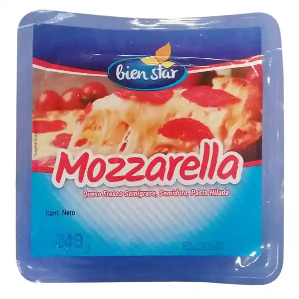 Queso Mozzarella Bien Star Bloque