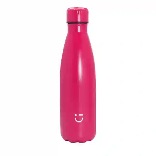 Termo Botella Color Rosado Miniso