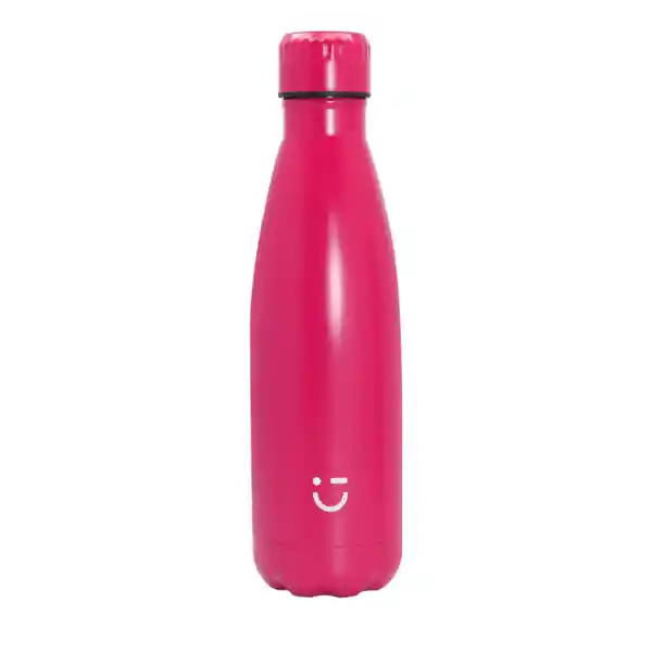 Termo Botella Color Rosado Miniso