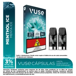 Vuse Cápsulas Menthol Ice 34 mg