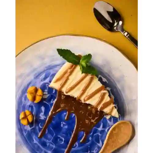 Cheese Cake de Queso Cuajada con Helado