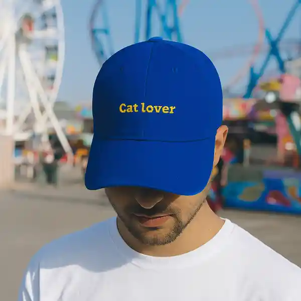 Gorra de Béisbol Cat Lover Serie Azul Miniso