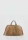 Bolso P Broom Beige Talla 99 Mujer Mango