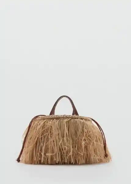 Bolso P Broom Beige Talla 99 Mujer Mango
