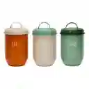 Set Canister Tipo Enlozado Diseño 0004 Casaideas