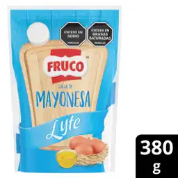 Salsa de Mayonesa Fruco Lyte doypack 380G 