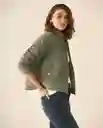 Chaqueta Verde Bambú Medio Talla L 623G209 Esprit