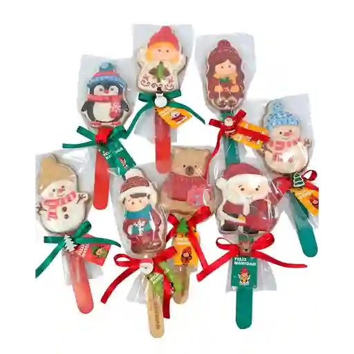 Pincho de galleta navideña