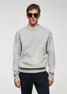Buzo Sudadera Nola Gris Medio Vigoré Talla S Hombre Mango