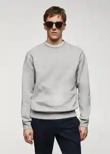 Buzo Sudadera Nola Gris Medio Vigoré Talla S Hombre Mango