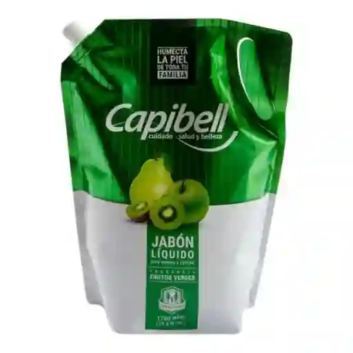 Capibell Jabón Líquido Frutos Verdes 1700 mL Doypack