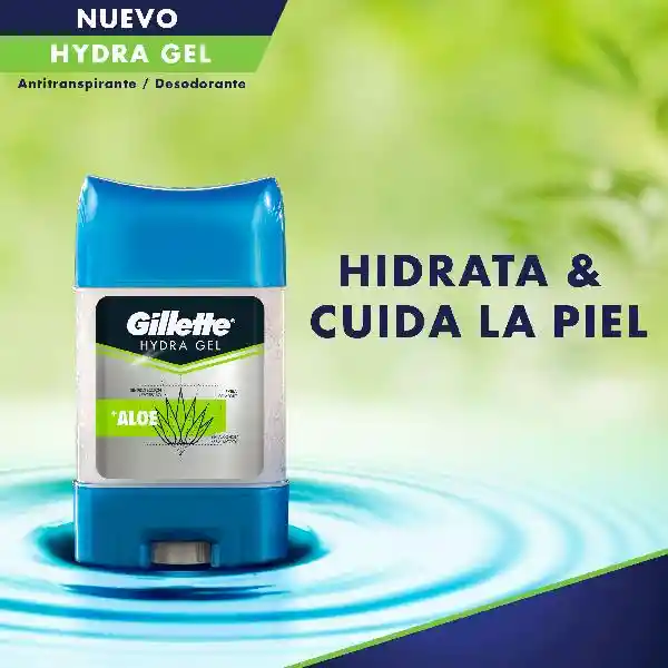 Gillette Antitranspirante Hydra Gel con Aloe sin Alcohol 