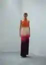 Vestido Circe Naranja Talla XS Mujer Mango