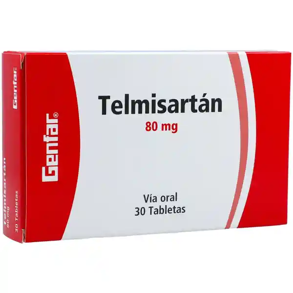 Genfar Telmisartán (80 mg)