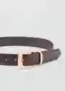 Cinturón Apen Chocolate Talla M Mujer Mango