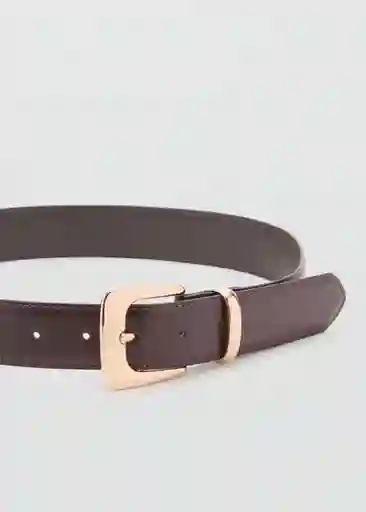 Cinturón Apen Chocolate Talla M Mujer Mango