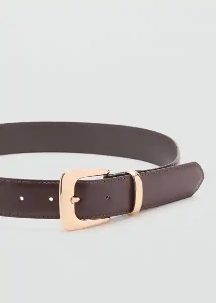 Cinturón Apen Chocolate Talla M Mujer Mango