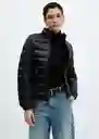 Abrigo Anorak Blandi Negro Talla XS Mujer Mango