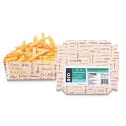 Aro Porta Salchipapa Cartón