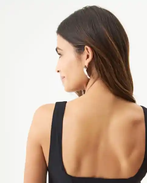 Camiseta Top Strap Corset Negro Sombrío Ultraoscuro L Chevignon