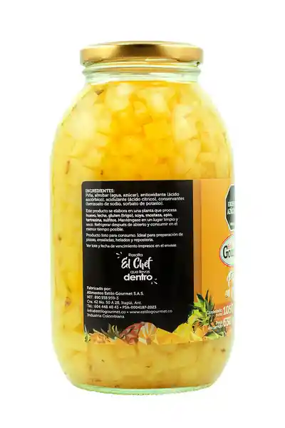Gourmet Piña Estilo en Trozos