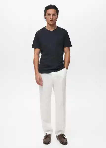 Camiseta Chelsea Navy Talla S Hombre Mango
