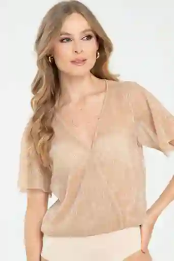 Body Macarena Shine Color Beige Oscuro Talla M Ragged