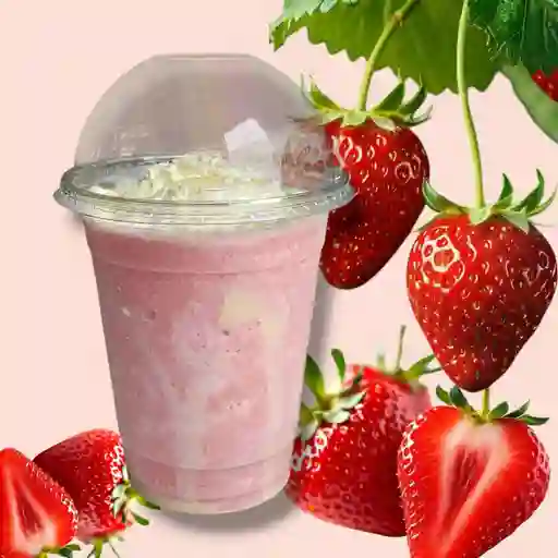 Fresa en leche 9 oz