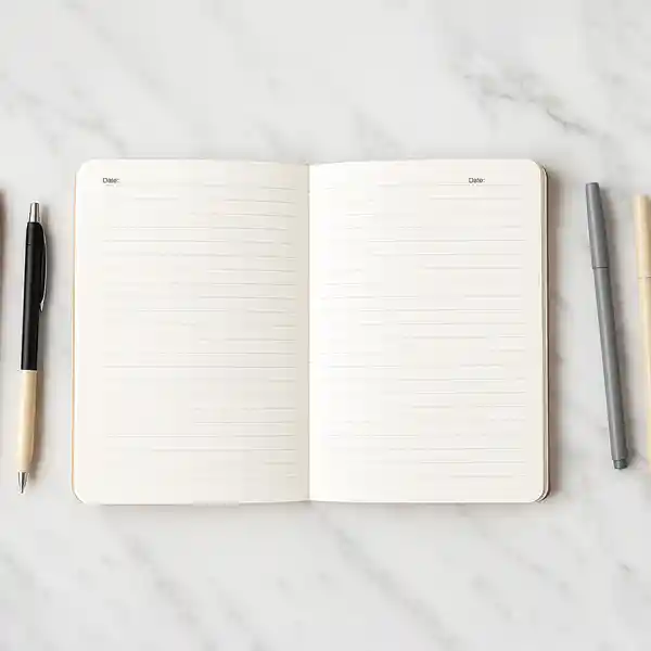 Cuaderno A5 Tapa Dura 80 Hojas Khaki Miniso