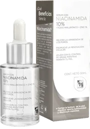 Farmatodo Sérum Con Niacinamida 10% Ácido Hialurónico Zinc