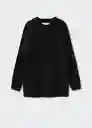 Saco Jersey Titus Negro Talla XS Mujer Mango