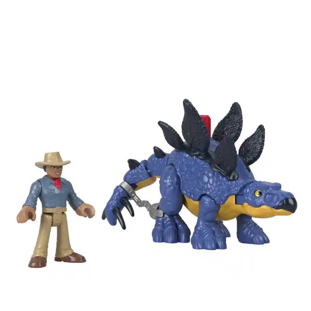 Mattel Pack Juguete F-p Imaginext Stegosaurus & Dr. Gvv64