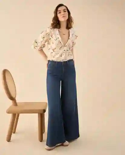 Jean Azul Rivera Medio Talla 8 672G001 Esprit