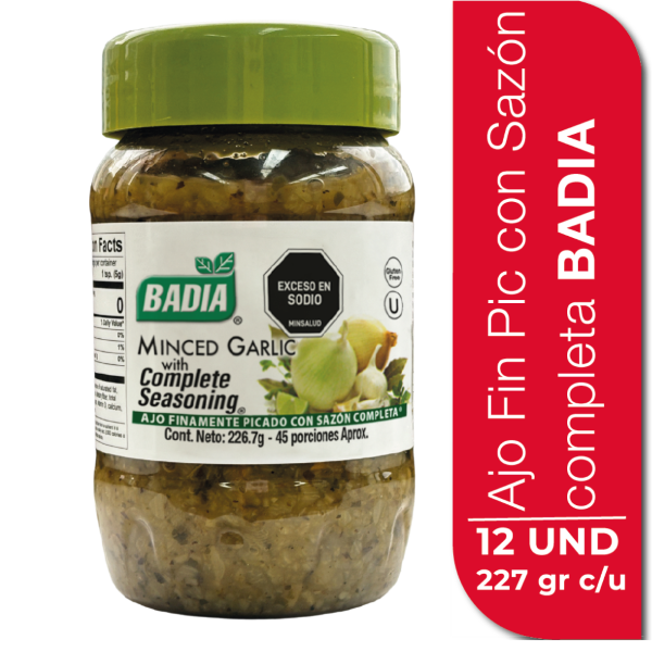 Badia Ajo Picado Con Sazón Completa 226.7 g
