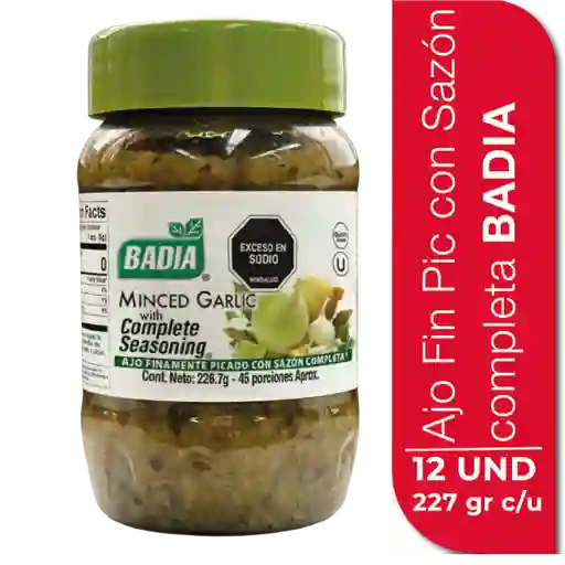 Badia Ajo Picado Con Sazón Completa 226.7 g