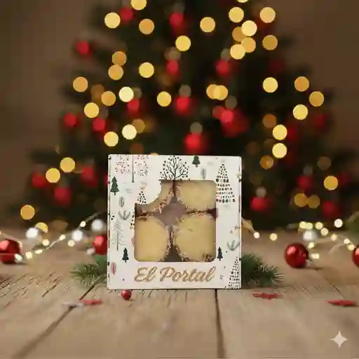 Caja de alfajores x 4 unidades