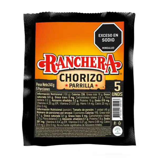 Ranchera Chorizo Parrilla Premium