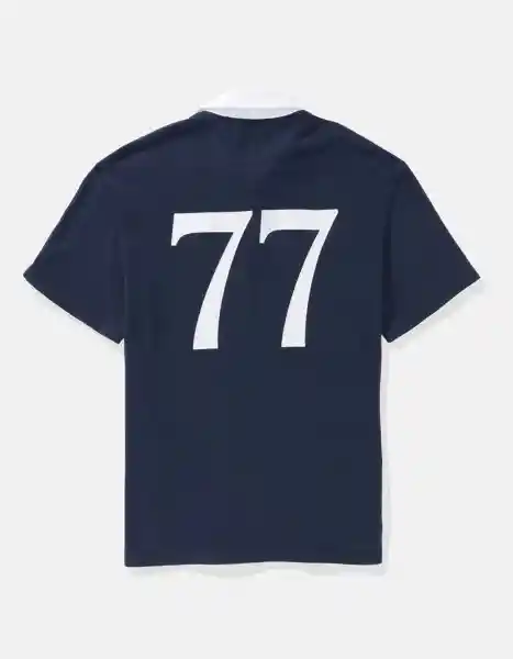 Polo Hombre Azul Talla Medium 4608483 American Eagle