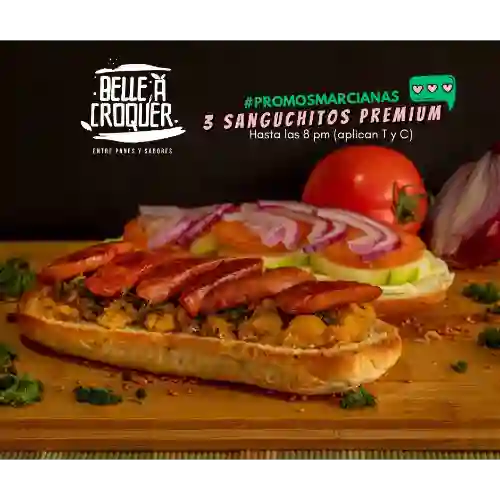 Promo 3 Sanguchitos Premium