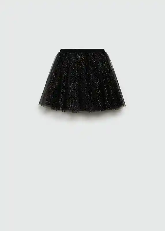 Falda Witch Negro Talla 99 Niñas Mango